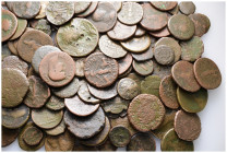 Lot of ca. 130 ancient bronze coins / SOLD AS SEEN, NO RETURN!Fine