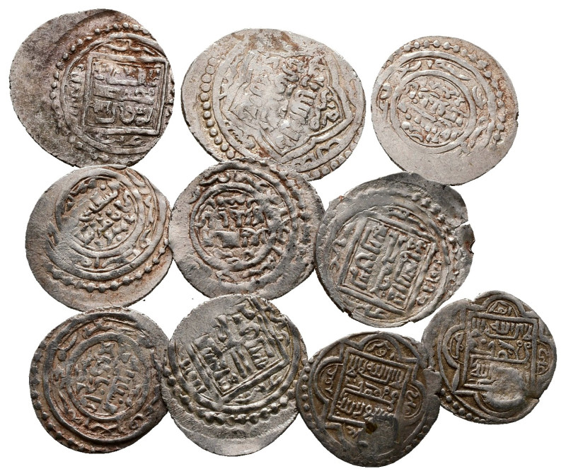 Lot of ca. 10 islamic silver dirhems / SOLD AS SEEN, NO RETURN!

Very Fine