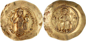 Kaiserreich
Nikephorus III. Botaniates, 1078-1081
Histamenon Nomisma ELEKTRON 1078/1081, Constantinopel. Kaiser steht mit Kreuzzepter und Kreuzglobu...
