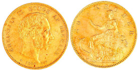 Dänemark
Christian IX., 1863-1906
20 Kronen 1900 VBP. 8,96 g. 900/1000. vorzüglich/Stempelglanz, kl. Kratzer. Friedberg 295. Hede 8 B.