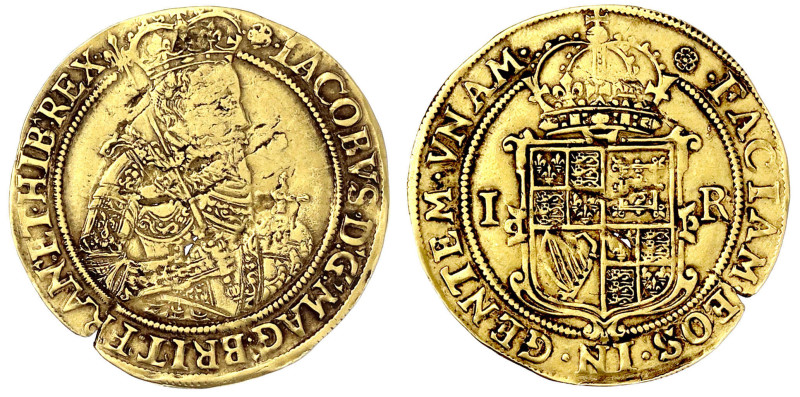 Grossbritannien
James I., 1603-1625
Unite (20 Shillings) o.J. Mzz. Fünfblatt. ...