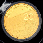 Israel
20 New Sheqalim 1 Unze Feingold 2011. Klagemauer/Löwe. Originalverpackt im Etui, ohne Zertifikat ! Auflage nur 3600 Ex. Stempelglanz. Krause/M...