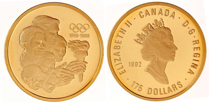 Kanada
Britisch, seit 1763
175 Dollars 1992. 100 Jahre Olympische Spiele der N...