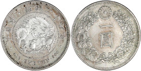 Japan
Mutsuhito (Meiji), 1867-1912
Yen Jahr 28 = 1895. gutes vorzüglich. Yeoman A25.3.