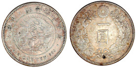 Japan
Mutsuhito (Meiji), 1867-1912
Yen Jahr 45 = 1912. vorzüglich. Yeoman A25.3.
