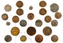 Nepal
Lots
23 meist Kupfermünzen des frühen 20. Jh. meist sehr schön