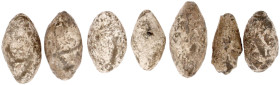 Rom
7 Schleuderbleie, ca. 28 bis 71 g