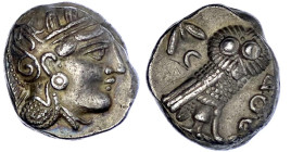 Attika
Athen
Tetradrachme 353/294 v. Chr. Kopf der Athena r./Eule. 16,88 g. Unbekannte östliche Münzstätte. vorzüglich Vgl. Davissons Auktion 42, Nr...