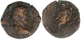 Ägypten
Alexandria
Hadrian, 117-138
AE Drachme Jahr 16 = 132/133, Alexandria. Belorb., drap. Brb. r./Nilus thront l. 26,78 g. sehr schön, kl. Schrö...