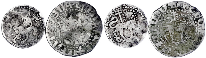 Armenien
Levon II., 1270-1289
2 Stück: Tram und 1/2 Tram, Sis. Reiter r./Löwe ...
