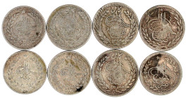 Afghanistan
Lots
8 X Rupie aus AH 1313 bis AH 1315 = 1895 bis 1897. schön bis sehr schön