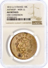 Belgien-Antwerpen, Stadt
10 Cent unter Napoleon (nach Kapitulation) 1814 W. NGC-Blister Grading AU DETAILS obv. corrosion. Gadoury 193d.