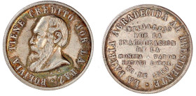 Bolivien
Republik, seit 1825
Silbermedaille 1869 von M.G. Einführung der Dampfkraft in der Prägestätte Potosi. 24 mm; 8,68 g. vorzüglich/Stempelglan...