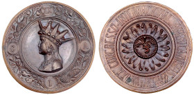Brasilien
Republik, 1889 bis heute
Bronzemedaille 1922. XX. Amerikanisten-Kongress in Rio de Janeiro. 62 mm. vorzüglich