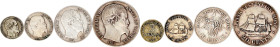 Dänisch-Westindien
Frederik VII., 1848-1863
4 Stück: 3 und 5 Cents 1859, 10 und 20 Cents 1862. meist sehr schön. Krause/Mishler 67. Hede 19.