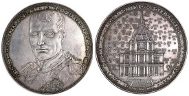 Frankreich
Napoleon I., 1804-1814, 1815
Große Silbergussmedaille o.J. (1972) v. de Jaeger. Auf seinen 150. Todestag. Uniformiertes Brustb. Napoleons...
