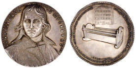 Frankreich
Napoleon I., 1804-1814, 1815
Große Silbergussmedaille 1969 (gegossen 1971) v. de Jaeger. Auf seinen 200. Geburtstag. Uniformiertes Brustb...