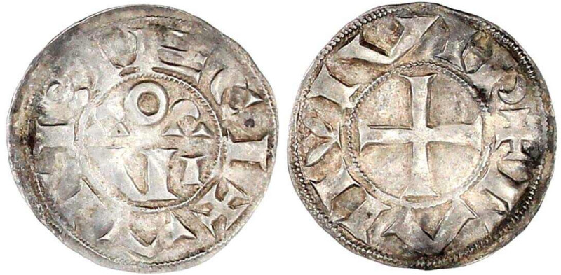 Frankreich-Albi, Grafschaft
Raymond-Bernard, 1060-1074
Denier o.J. sehr schön....