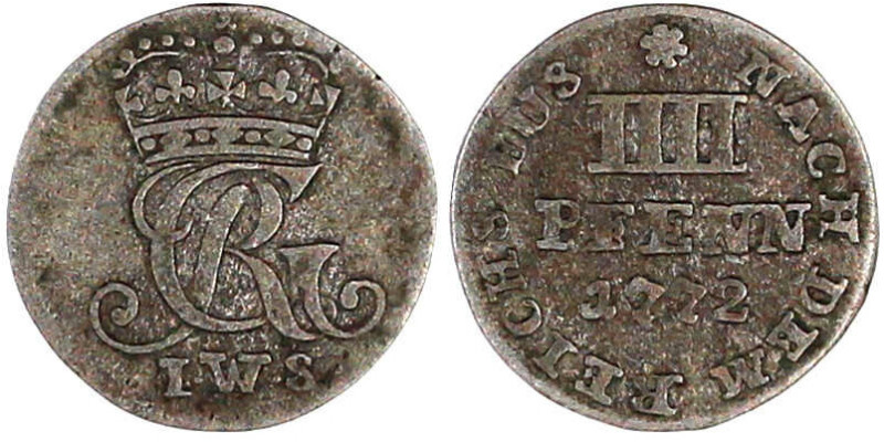 Braunschweig-Calenberg-Hannover
Georg III., 1760-1820
IIII Pfenning Landmünze ...