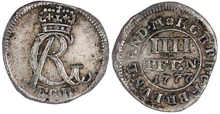 Braunschweig-Calenberg-Hannover
Georg III., 1760-1820
IIII Pfenning Landmünze ...