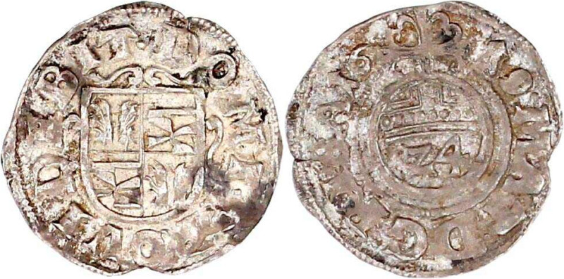 Braunschweig-Harburg
Wilhelm, 1603-1642
1/24 Taler 1619. vorzüglich, kl. Randf...