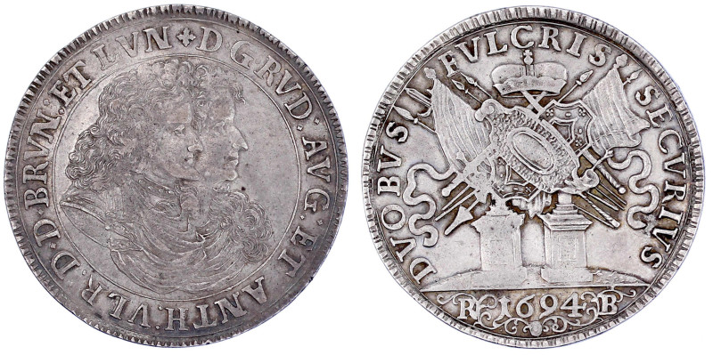 Braunschweig-Wolfenbüttel
Rudolf August und Anton Ulrich, 1685-1704
Reichstale...