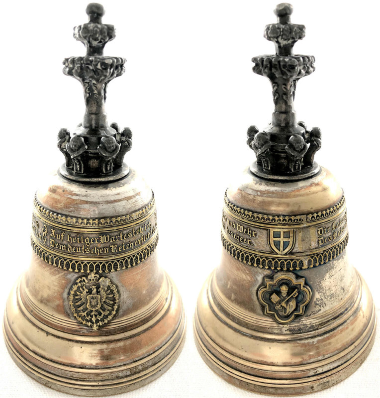 Köln-Stadt
Tischglocke: Miniatur der Kaiserglocke im Kölner Dom, Bronze versilb...