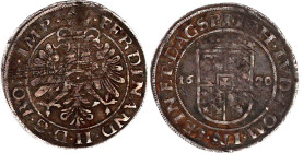 Leiningen-Dagsburg
Johann Ludwig, 1593-1625
1/4 Taler 1620, Heidesheim. Mit Titel Ferdinand II. gutes sehr schön, leicht justiert, schöne Patina, vo...