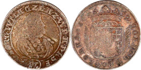 Leiningen/-Westerburg
Georg Wilhelm, 1637-1695
XV Kreuzer 1691, Westerburg. Wertzahl auf der Vs. mittig unter dem Brustb. sehr schön, leichte Präges...