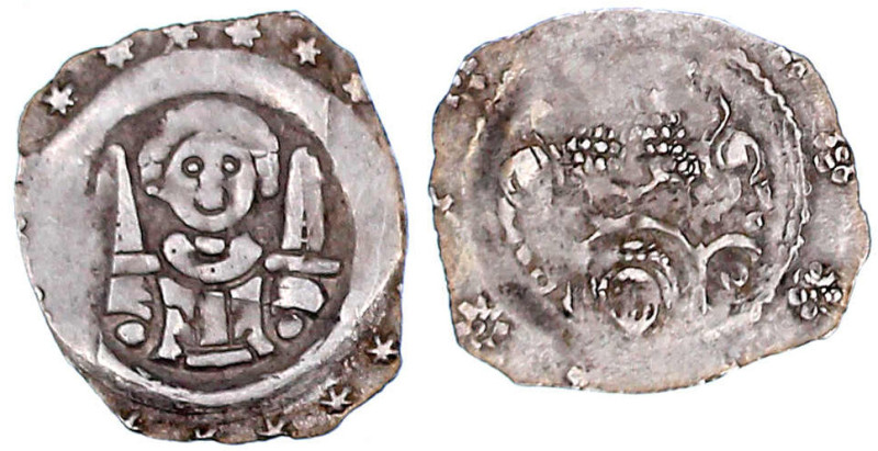 Regensburg-herzogliche Münzstätte
Ludwig I., 1183-1231
Pfennig o.J.(um 1225). ...