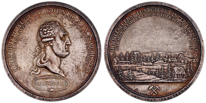 Sachsen-Albertinische Linie
Friedrich August I., 1806-1827
Ausbeutemedaille zu...