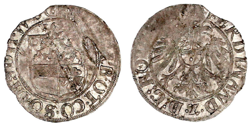 Solms-Laubach
Albert Otto II., 1610-1656
6 Kreuzer 1621, Laubach. Mit Titel Fe...