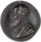 Renaissance
Italien
Bronze-Hohlgussmedaillon o.J. v. Claude Varin (1630-1654). Auf Giulio Romano (IVLIVS ROMANVS), Architekt und Maler (1492 - 1546)...