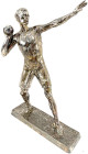 Sport
Kugelstossen
Schweden: versilberte Siegerskulptur eines Kugelstossers, Wanderpreis, zuerst verliehen 1925 an Vilhelm Hansson, in den Folgejahr...