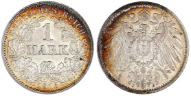 1 Mark großer Adler, Silber 1891-1916
1913 J. vorzüglich/Stempelglanz. Jaeger 17.