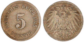 Lots
Sammlung von 25 versch. 5 Pfennig: 1874 G, 1875 J, 1876 H, 1889 G (tief), 1897 D, G, 1899 F, 1900 A, D, E, F, G, 1901 D, 1902 J, 1903 D, F, 1905...