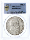 Baden
Friedrich I., 1856-1907
5 Mark 1903 G. PCGS Grading AU58. Jaeger 33.