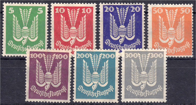 Deutschland
Deutsches Reich
5 Pf. - 300 Pf. Holztaube 1924, kompletter Satz in...