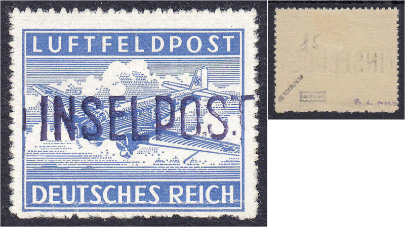 Deutschland
Feldpostmarken
Insel Leros 1945, ungebraucht mit Falz in der B-Zäh...