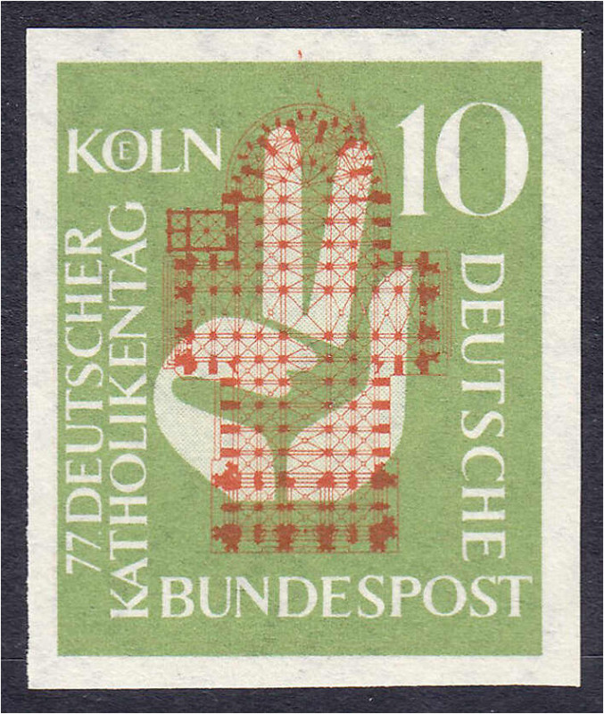 Deutschland
Bundesrepublik Deutschland
10 Pf. Deutscher Katholikentag 1956, po...