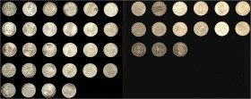 Gedenkmünzen
5 Deutsche Mark, Silber, 1952-1979
Komplette Sammlung der 5 DM Gedenkstücke 1952 bis 1986. Germanisches Museum, Schiller, Markgraf, Eic...