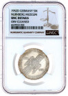 Gedenkmünzen
5 Deutsche Mark, Silber, 1952-1979
Germanisches Museum 1952 D. Im NGC-Blister mit Grading UNC DETAILS obv cleaned. gutes vorzüglich. Ja...