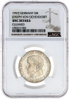 Gedenkmünzen
5 Deutsche Mark, Silber, 1952-1979
Eichendorff 1957 J. Im NGC-Blister mit Grading UNC DETAILS cleaned. gutes vorzüglich, kl. Kratzer. J...