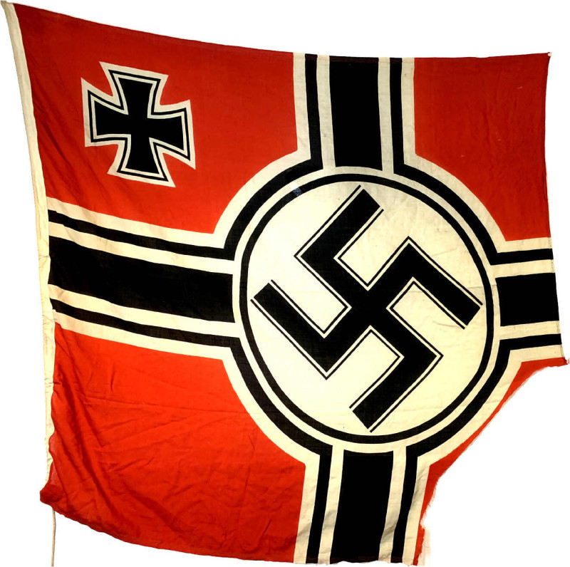 Sonstige militär. Gegenstände
Drittes Reich: Reichskriegsflagge, 200 X 335 cm, ...