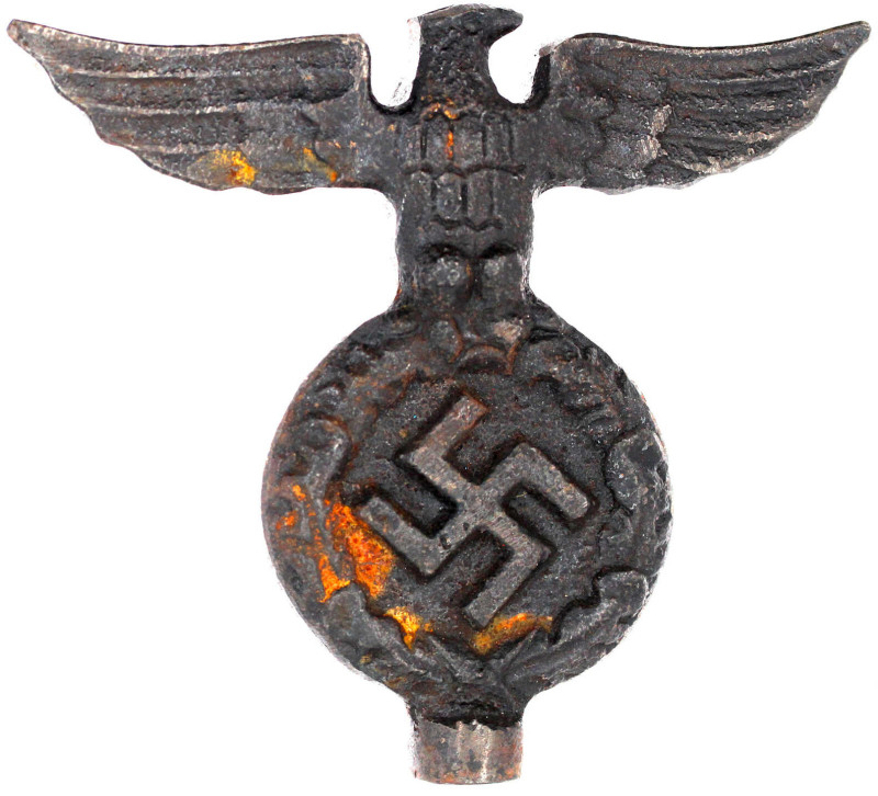 Sonstige militär. Gegenstände
Eiserner Standartenadler der NSDAP. Höhe 102 mm...