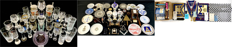 Lots
FREIMAURER: Große Sammlung, u.a. komplett belassener Nachlass eines Freima...