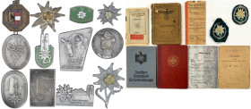 Lots
Nachlass des Gebirgsjägers Walter Knappschneider, Mitglied im Deutschen Alpenverein: 6 Ausweise, Soldbuch mit vielen interessanten Einträgen und...