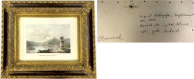 Bilder
Drucke
Farblithografie "Oberwesel, Caub et la Pfalz" von Godefroy Engelmann (oder Gottfried Engelmann; * 17. August 1788 in Mülhausen; † 25. ...