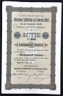 Historische Wertpapiere
Russland
Aktie über 1000 Francs, Basel 1. Januar 1910. Actien-Gesellschaft der Russischen Seilfabriken am Schwarzen Meer in ...