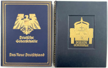 Drittes Reich, 1933-1945
2 Prachtbände/Grossfolianten: EISENHARDT ROTHE, ERNST V. Deutsche Gedenkhalle (Berlin/München 1925) und Deutsche Gedenkhalle...